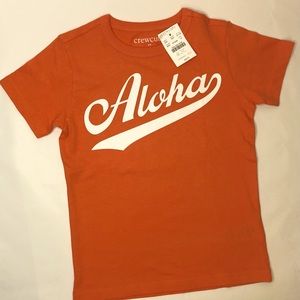 Orange Crewcuts J.Crew Aloha Tshirt